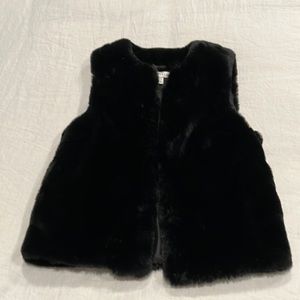 NWT Topshop Faux fur vest